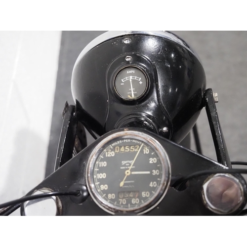 820A - Norton ES2 motorcycle. 1953. 499cc.
Frame No. H447642
Engine No. H447642
Engine turns over with good... 