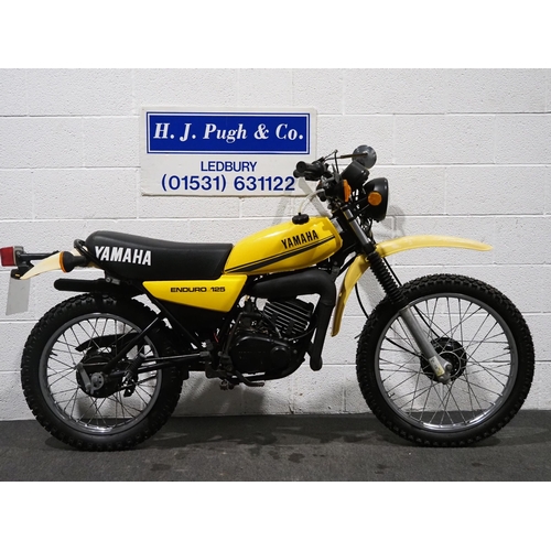 821A - Yamaha DT125 motorcycle. 1979. 123cc. 
Frame No. 2N4-000396
Engine No. 2N4-000396
Engine turns over.... 