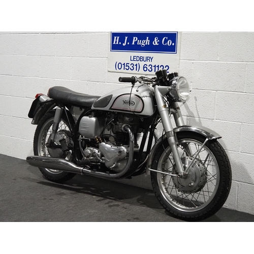 823 - Norton Model 99 Dominator motorcycle. 1953. 650cc.
Engine turns over. Part of a private collection a... 