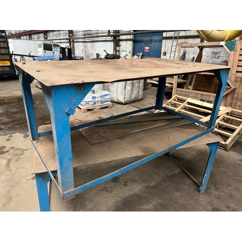 261 - Metal welding table 6x3ft