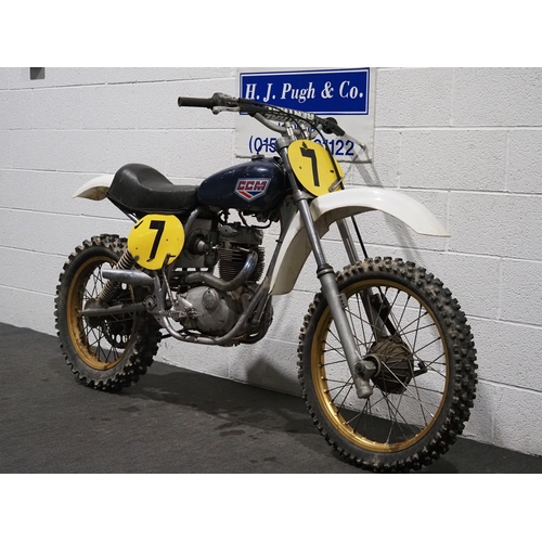 1001A - CCM scrambler. 1974. 500cc.
Runs and rides, raced 4 weeks ago