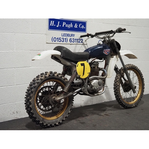 1001A - CCM scrambler. 1974. 500cc.
Runs and rides, raced 4 weeks ago