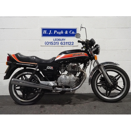 1099 - Honda CB250N Super Dream motorcycle. 1981. 249cc.
Frame no. CB250-2205625
Engine no. CB250NE-2205630... 