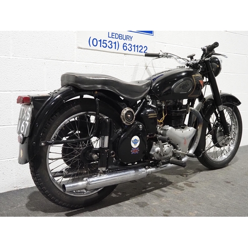 835A - BSA A10 Golden Flash motorcycle. 1952. 650cc.
Frame no. ZA7-S-34136
Engine no. ZA10-17694
Engine tur... 