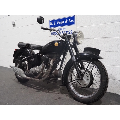840A - Sunbeam S8 motorcycle. 1953. 500cc. 
Frame no. S8-7141
Engine no. S8-11429
Engine turns over with co... 