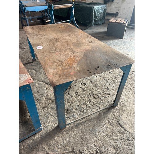 262 - Metal welding table 6x3ft
