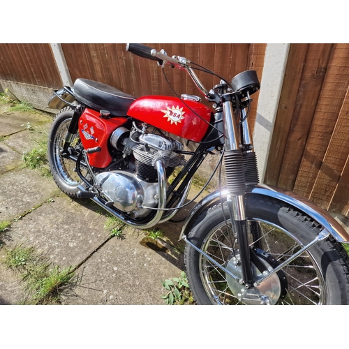 859A - BSA West Coast Hornet motorcycle.  1967. Recent restoration, very correct with WM3 front wheel, corr... 