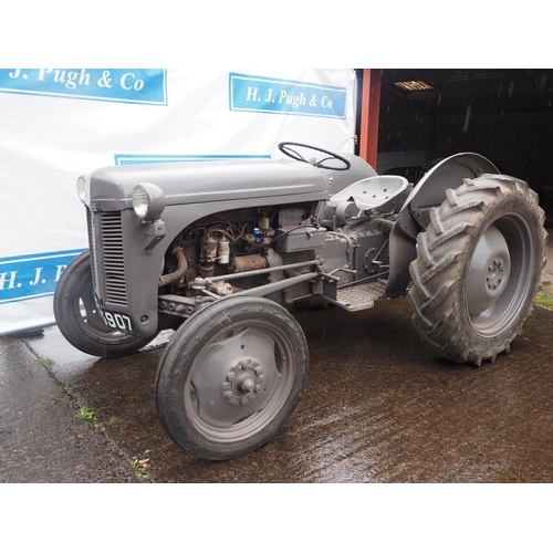 103 - Ferguson TED tractor. 1949. Runs and drives. S/N 114033. Reg. FO 5907. V5 in office 
Listing on DVLA... 