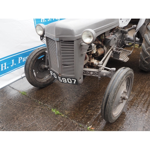 103 - Ferguson TED tractor. 1949. Runs and drives. S/N 114033. Reg. FO 5907. V5 in office 
Listing on DVLA... 