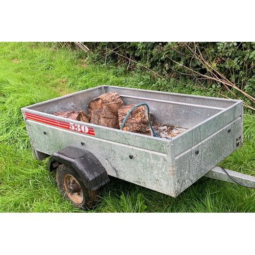 150 - Trailer with spare wheel