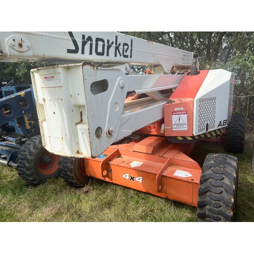 523 - Snorkel AB50J cherry picker. Runs