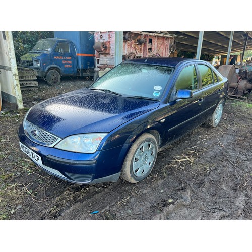 610 - Ford Mondeo 4 door car. Runs and drives. No MOT. Reg NG06 XLP. V5