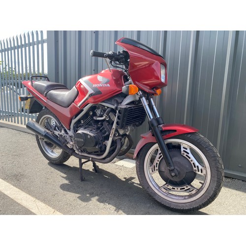 1051A - Honda VF400FD motorcycle. 1986. Good original condition, runs, requires service and new battery. Reg... 