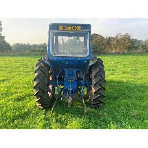 104 - Fordson Major tractor. 1960. Live drive. Runs and drives. C/w a few spares. Reg. UNT 746. V5 in offi... 