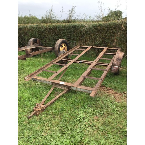 166 - Low loader trailer