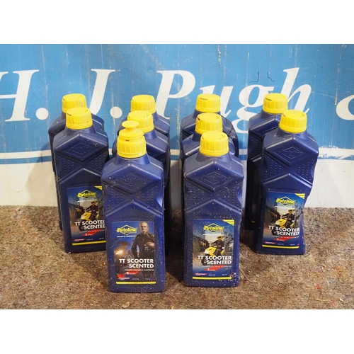 156 - 1L Bottles of 2 stroke oil - 12