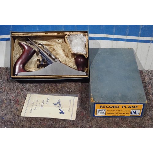 207 - Record No. 04SS plane in original box