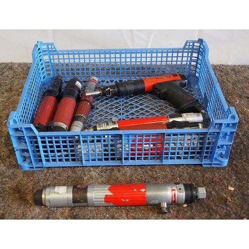 Assorted pneumatic screwdrivers inc. Desoutter