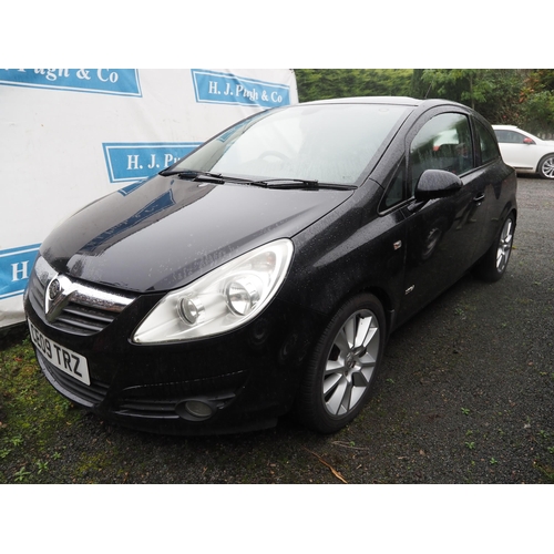 181 - Vauxhall Corsa 1.7CDTI car. 2009. 1686cc. Diesel. M.O.T 30/11/2023. Reg. CE09 TRZ. Runs and drives. ... 