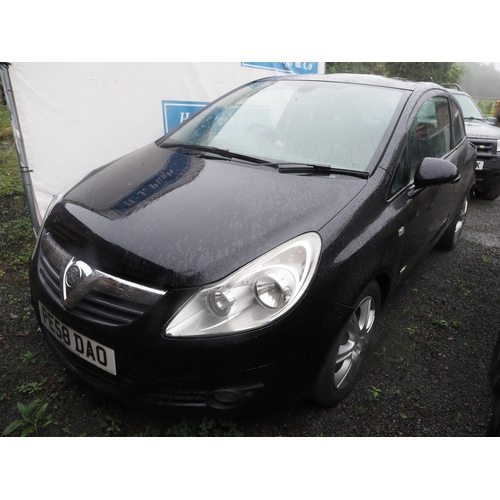 182 - Vauxhall Corsa 1.7CDTI car. 2008. 1686cc. Diesel.
M.O.T 15/10/2023. Reg. PE58 DAO. Runs and drives. ... 