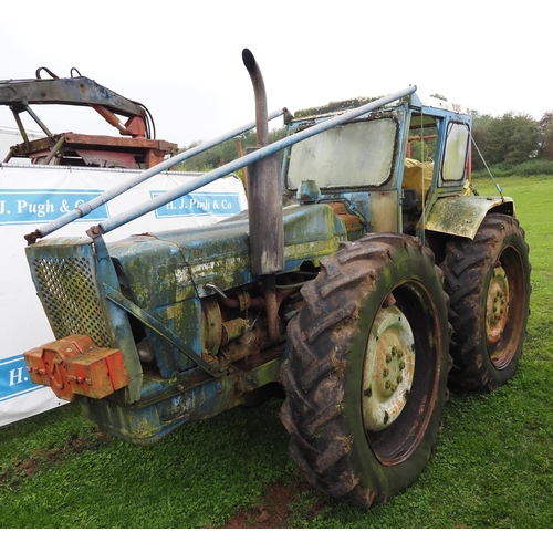 58 - County 1004 tractor. Type 6F 1L3  sn 2534, hydraulic top cover fitted, with Igland twin drum winch. ... 