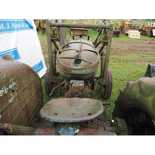 67 - WITHDRAWN
Fordson major tractor. With fore end loader and Boughton HDFN winch