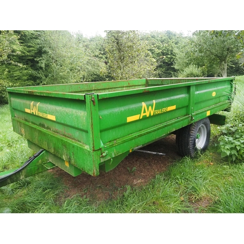 81 - AW 5 ton tipping trailer