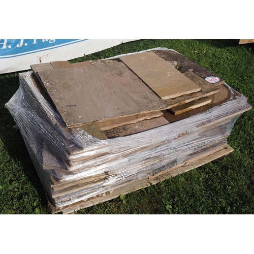 645 - Pallet of sandstone slabs