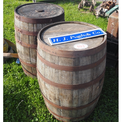 403 - Whiskey barrels - 2
