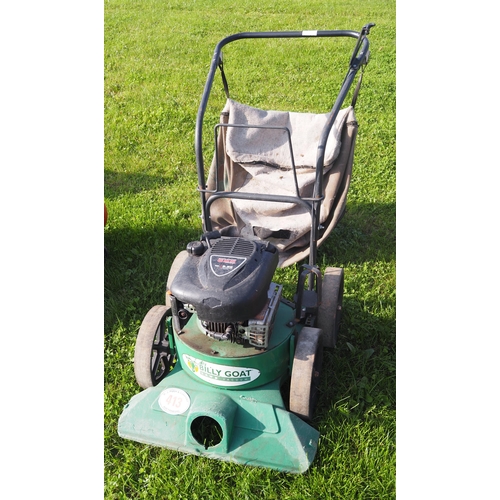 413 - Billy Goat lawn vacuum