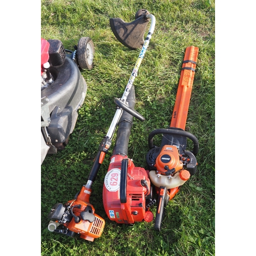 629 - Echo hedgecutter, strimmer and blower