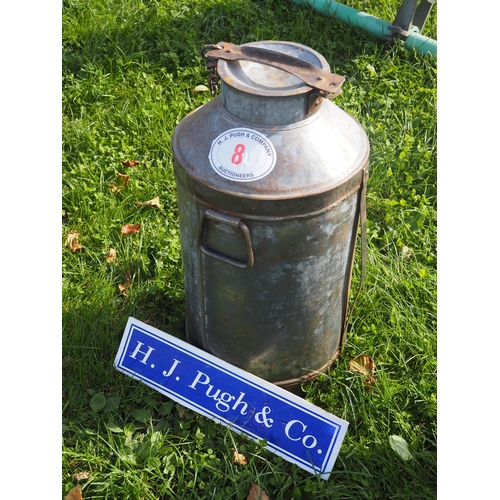 8 - Vintage milk churn