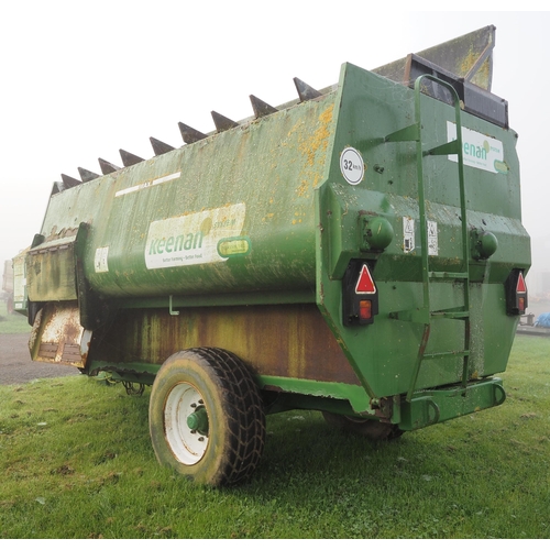 1635 - Keenan 140BH feeder wagon. S/n 14SY09. Working order