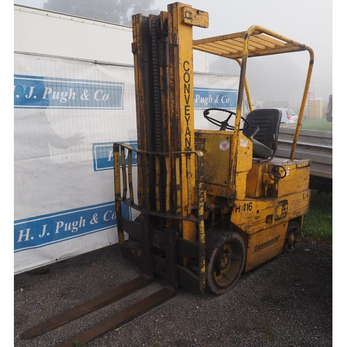 1651 - Rubery Owen E424 conveyancer 1.8 ton forklift with electric charger