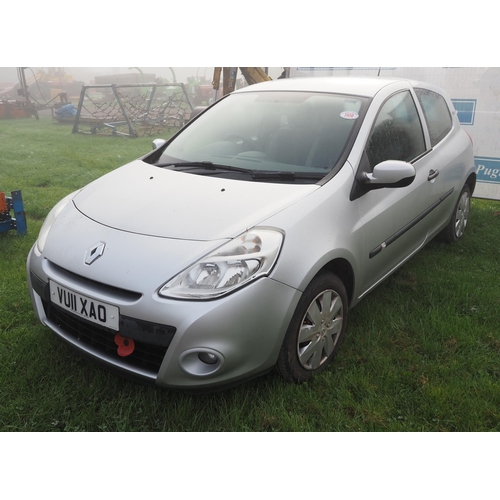 1658 - Renault Clio. 2011. MOT until 20/08/24. One owner from new. New battery 3 months ago, 66,968 miles. ... 