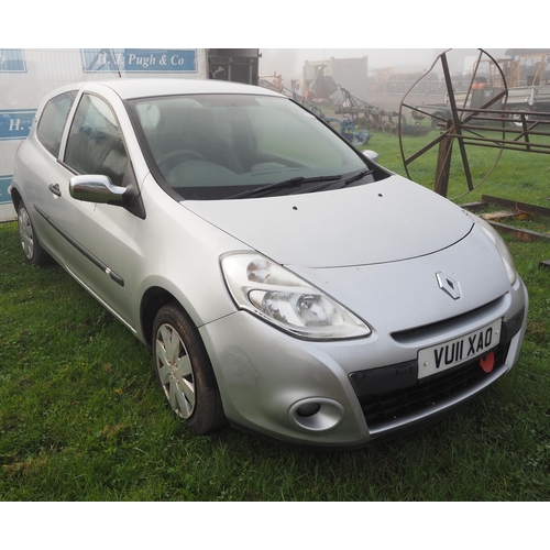 1658 - Renault Clio. 2011. MOT until 20/08/24. One owner from new. New battery 3 months ago, 66,968 miles. ... 