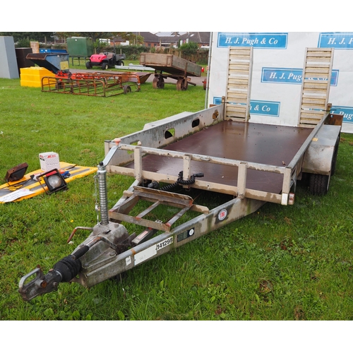 1704 - Indespension plant trailer with ramps