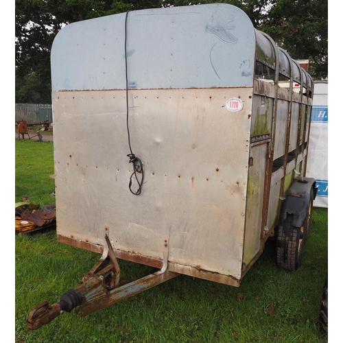 1720 - Old Ifor Williams stock trailer