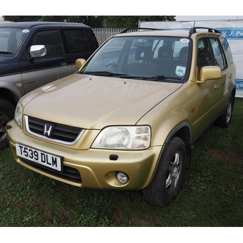 1732 - Honda CRV. Reg. T539 DLM. Key in office. No docs