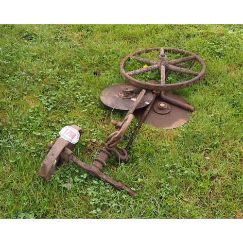 1760 - Plough parts and wheels