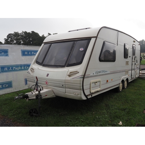 1765 - Abbey Spectrum 4 berth caravan, no damp. Key in office