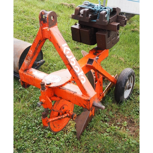 1787 - Kubota single furrow compact plough