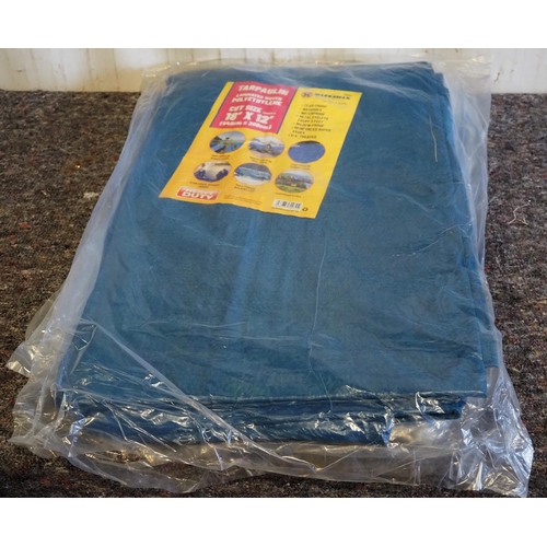 858 - Tarpaulins 18ft x 12ft - 2