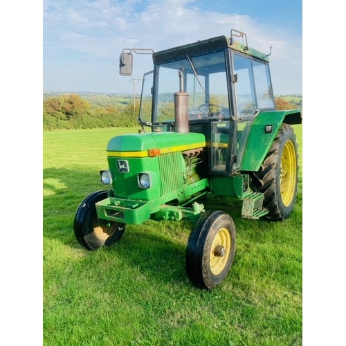 1531 - John Deere 2130 tractor. Good condition, runs well, engine size 75hp. No docs