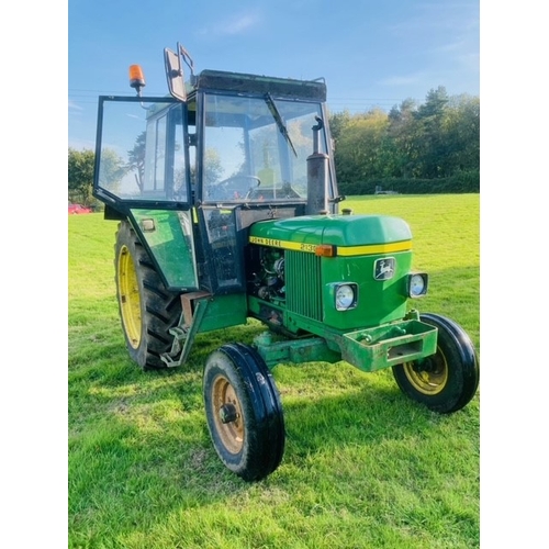 1531 - John Deere 2130 tractor. Good condition, runs well, engine size 75hp. No docs