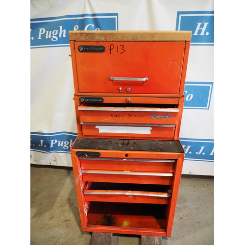 878 - Sykes Pickavant tool cabinet