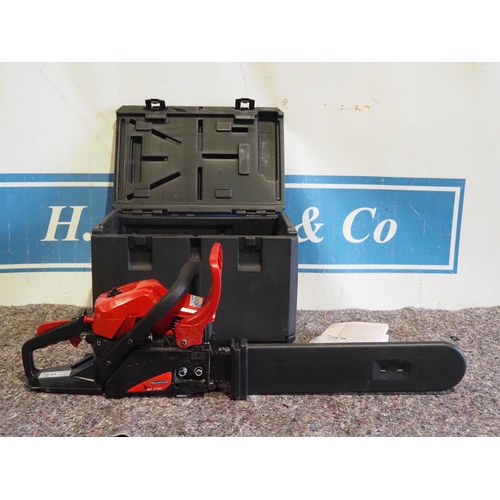 894 - Mountfield MC3720 petrol chainsaw in case, mail order return