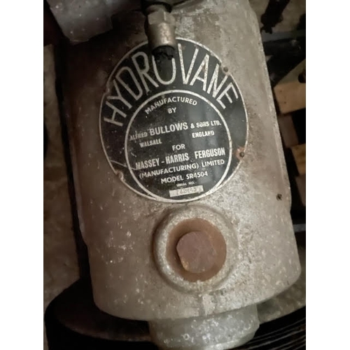569 - Ferguson Hydrovane compressor. Early example, original condition, the rare larger model which is har... 