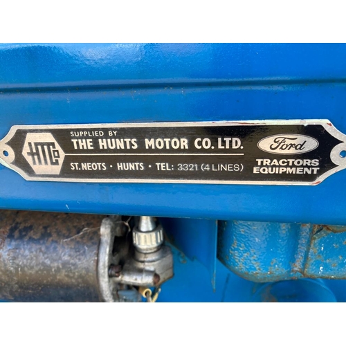 778 - Ford 3000 tractor. Good runner, original supplier plate fitted, new tyres and tubes all around. V5 a... 