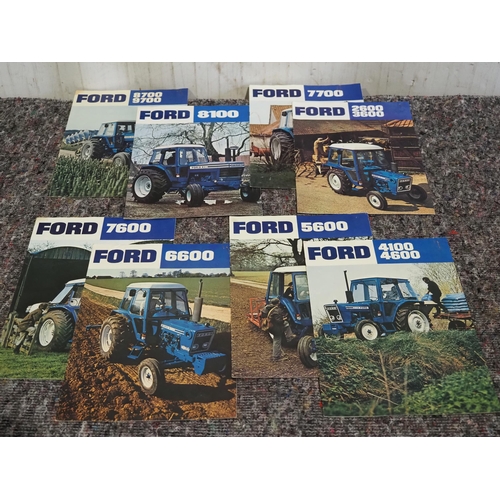 Ford tractor brochures 2600 3600 through to 8700 9700